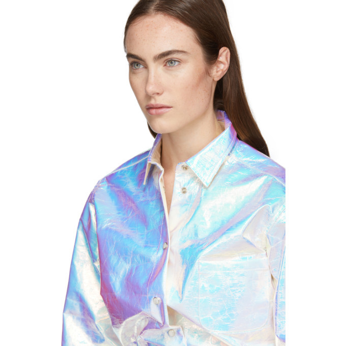 Sies Marjan Silver Iridescent Shirt