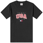 Tommy Jeans Men's Classic Modern Sports USA T-Shirt in Black