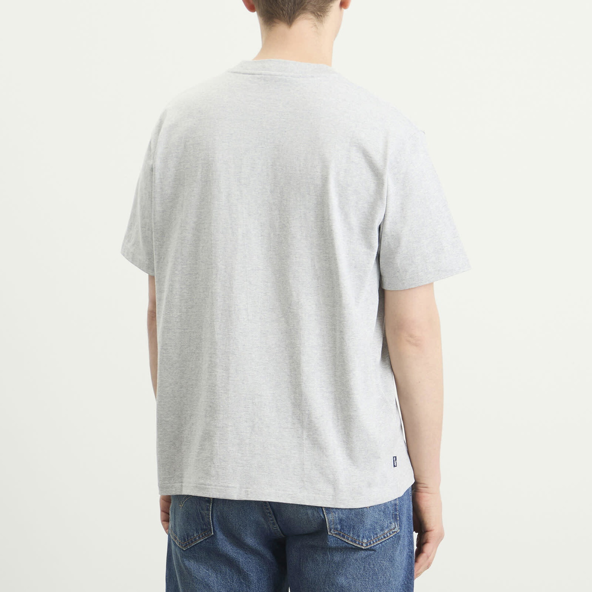 Levi's Men's Blue Tab Relaxed T-Shirt in Heather Grey