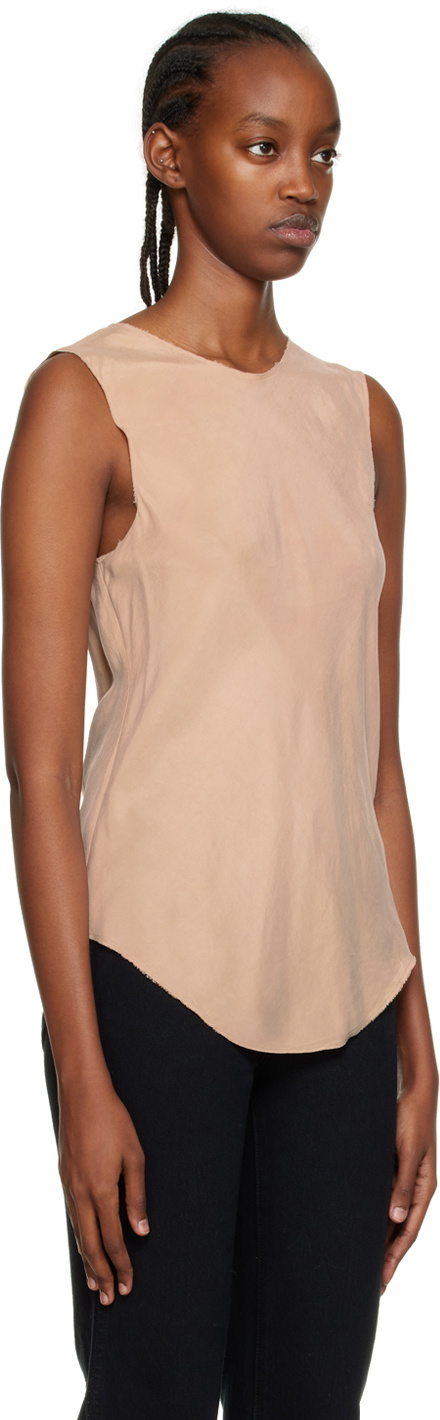Gabriela Coll Garments Beige No.159 Tank Top Gabriela Coll