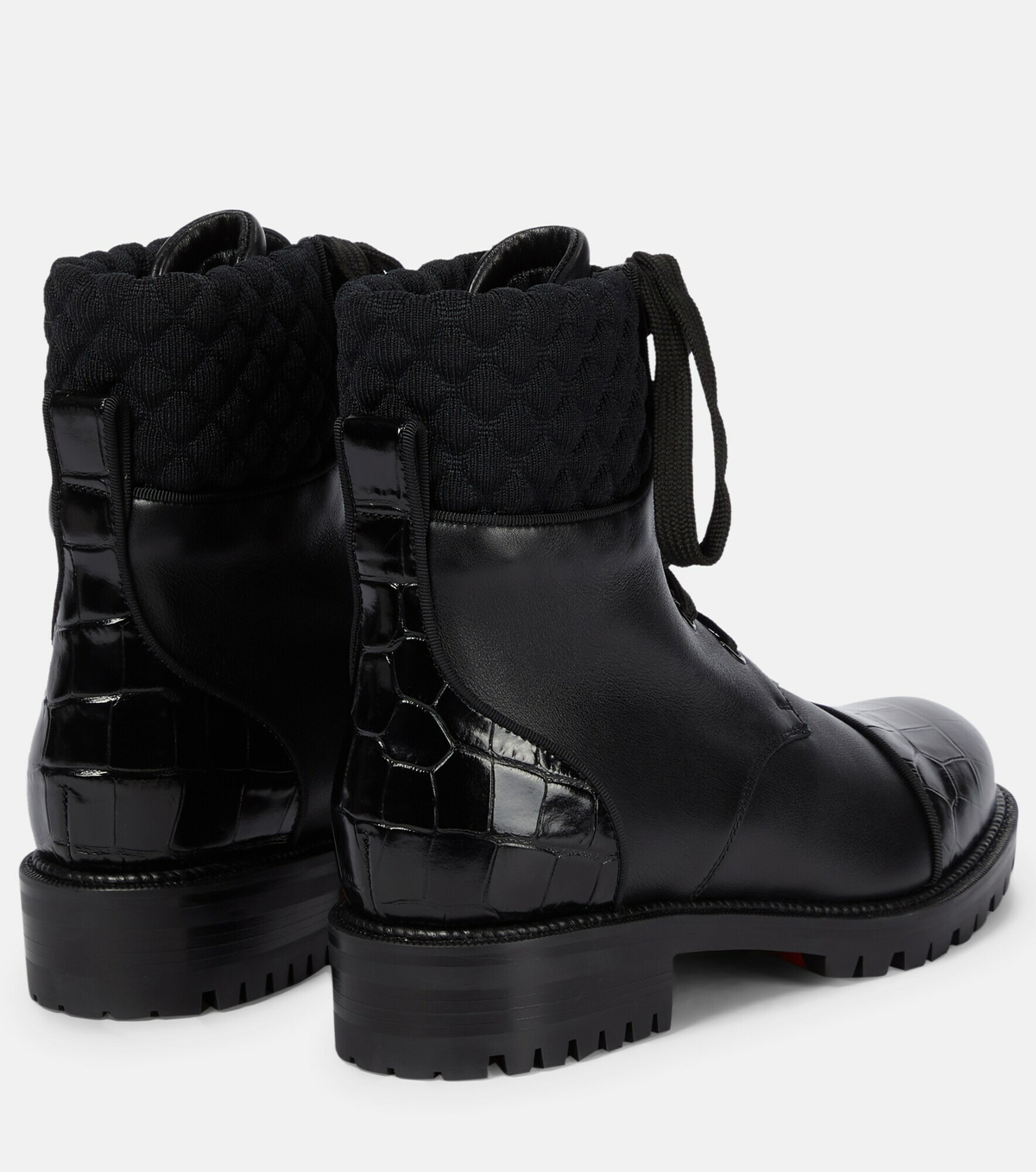 Christian Louboutin - Mayr leather combat boots