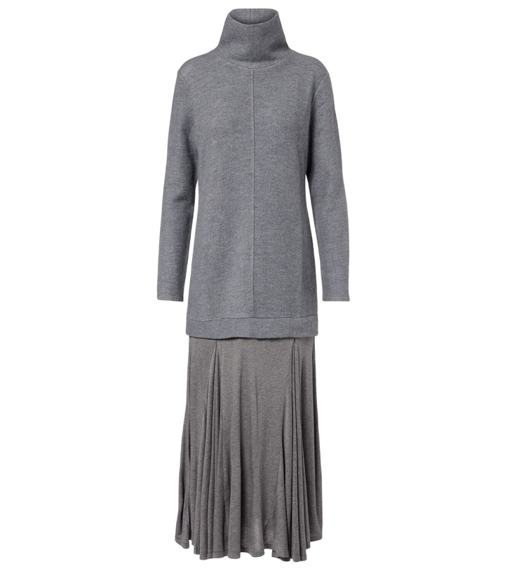 Photo: Xu Zhi Turtleneck wool-blend maxi dress