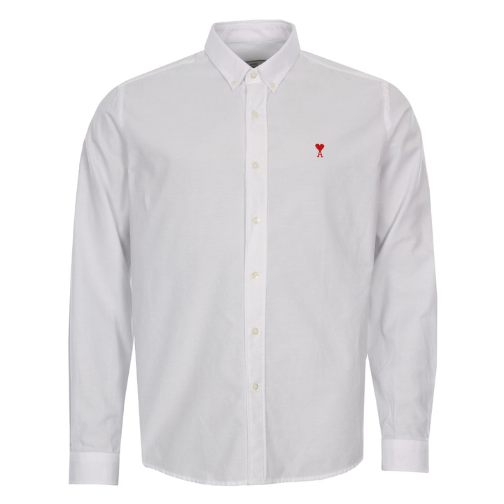 Photo: Shirt - White Oxford Heart Logo