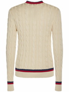 DSQUARED2 - Cotton Cable Knit Cardigan