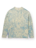 MCQ - Grow Up Logo-Appliqued Printed Wool Sweater - Green