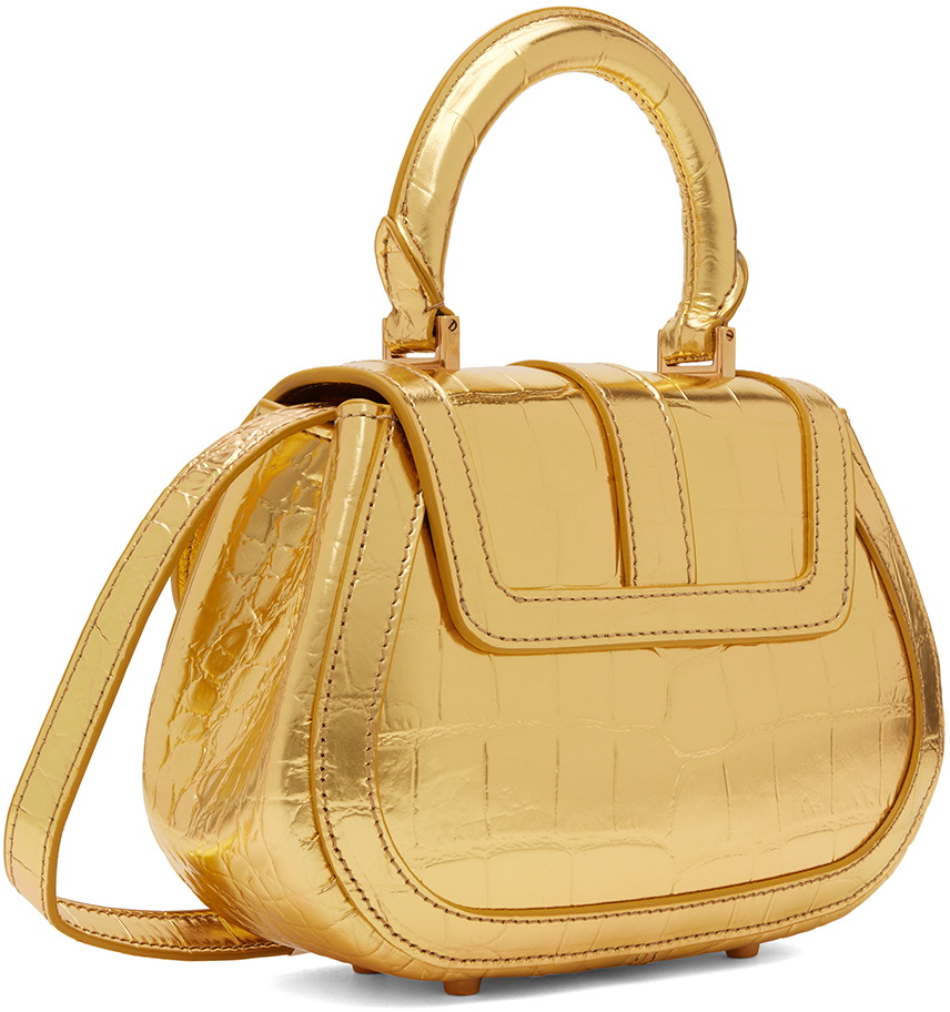 Versace Gold Mini Greca Goddess Bag