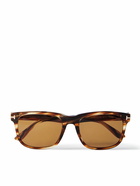 TOM FORD - Stephenson D-Frame Tortoiseshell Acetate Sunglasses