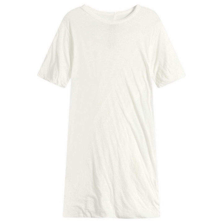 Photo: Rick Owens Men's Double Layer T-Shirt in Milk