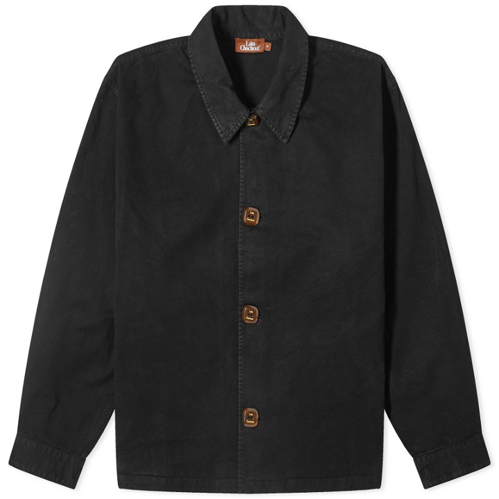 Photo: Late Checkout Men's Work Jacket in Black