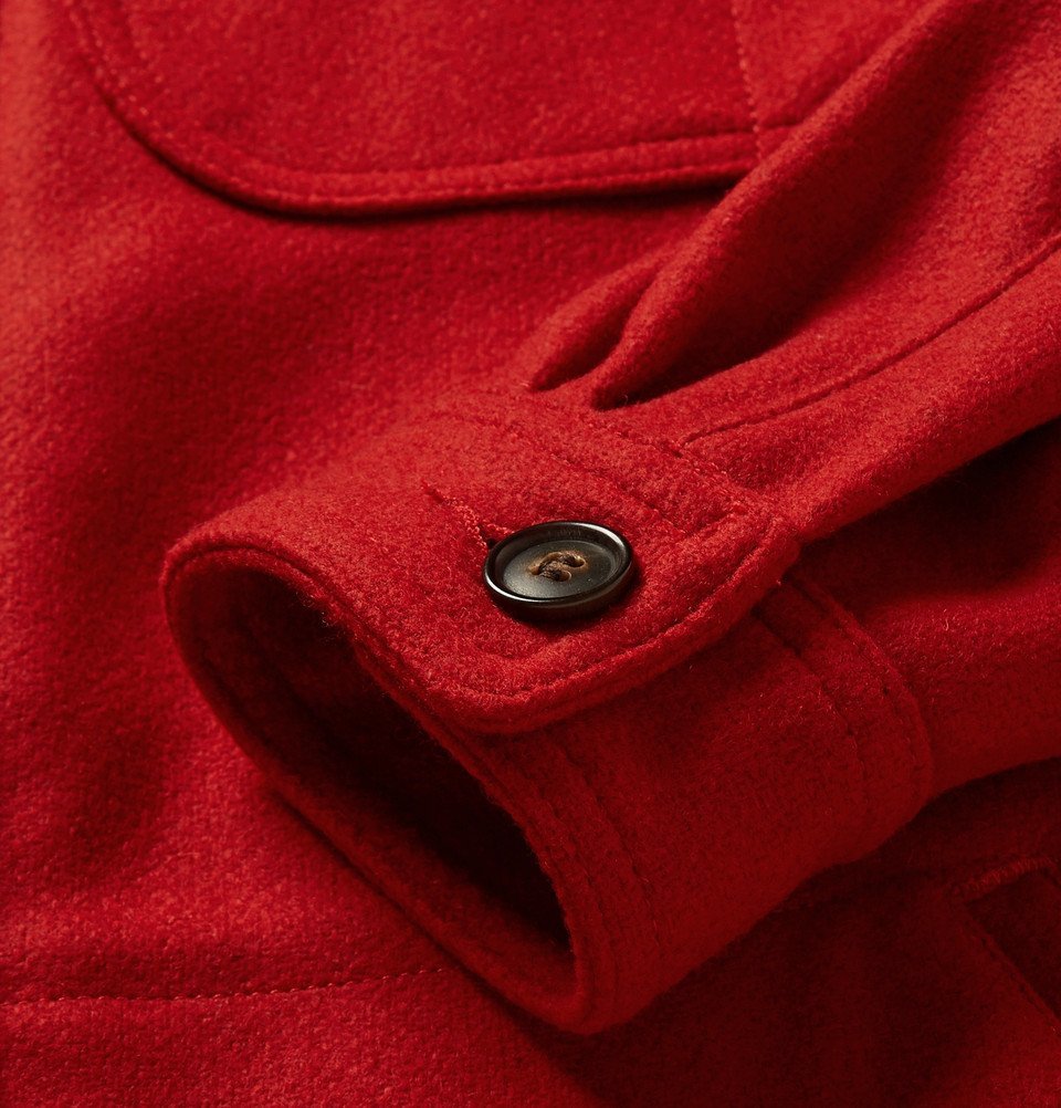 Freemans Sporting Club - Wool-Blend Shirt Jacket - Men - Red