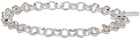 Hatton Labs Silver Diamond Cut Belcher Bracelet
