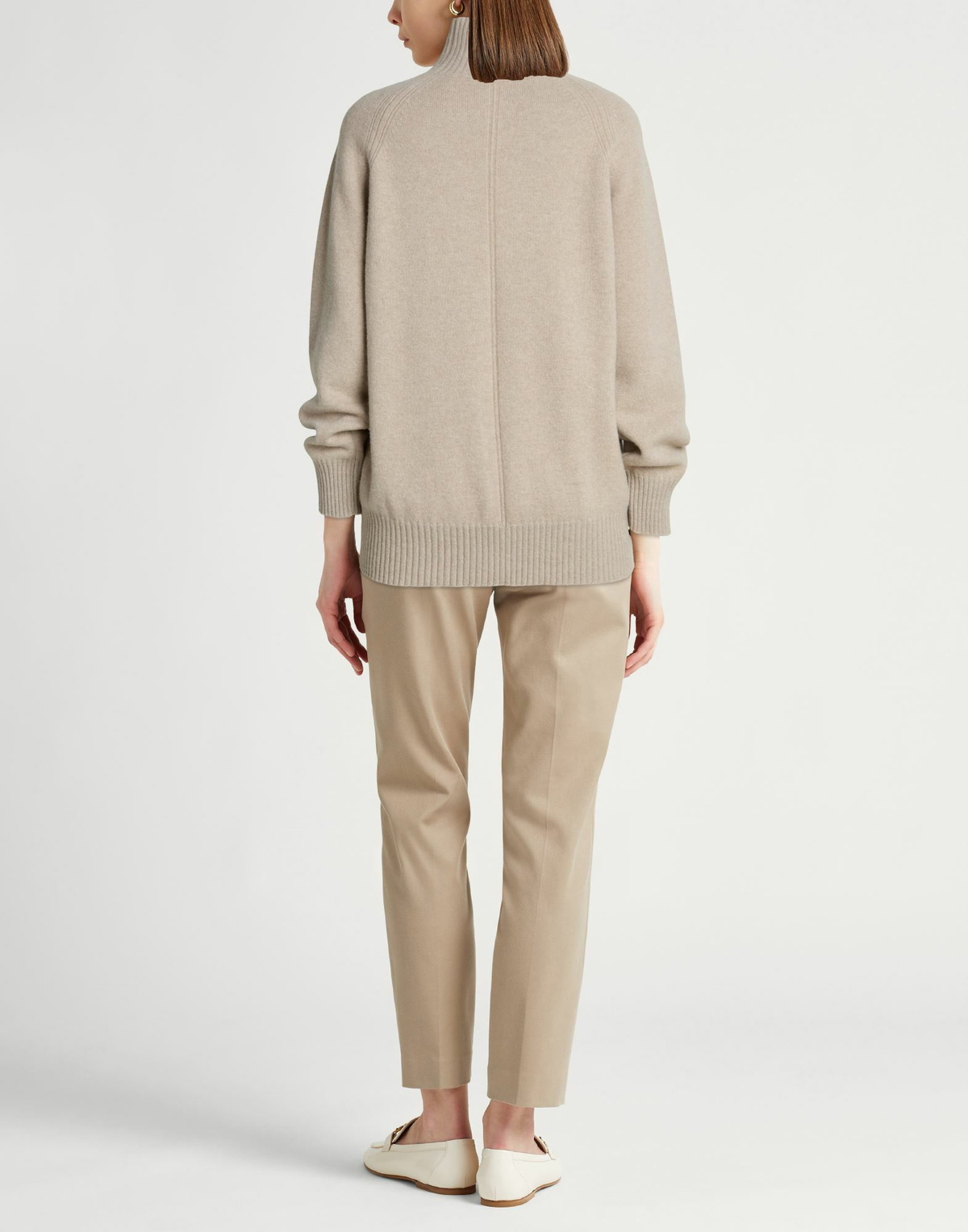 Peserico Womens Turtleneck in Beige