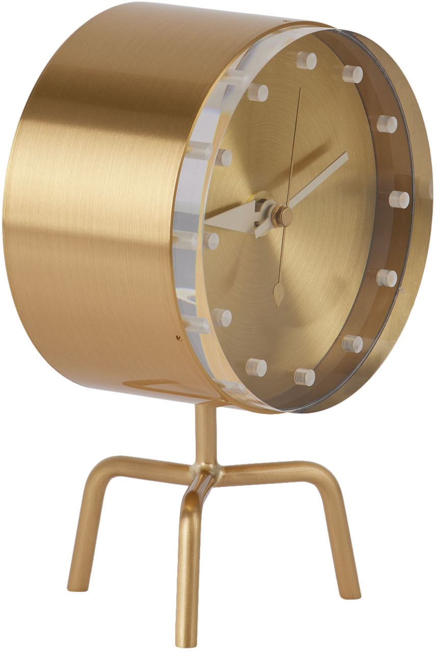 Vitra Gold Tripod Clock Vitra