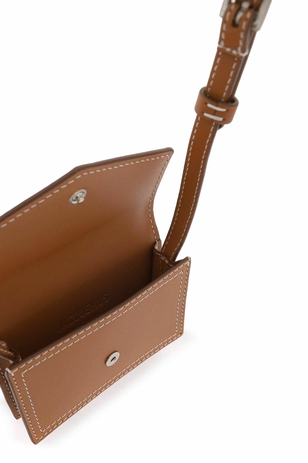 JACQUEMUS 'le porte azur' crossbody cardholder Brown Jacquemus