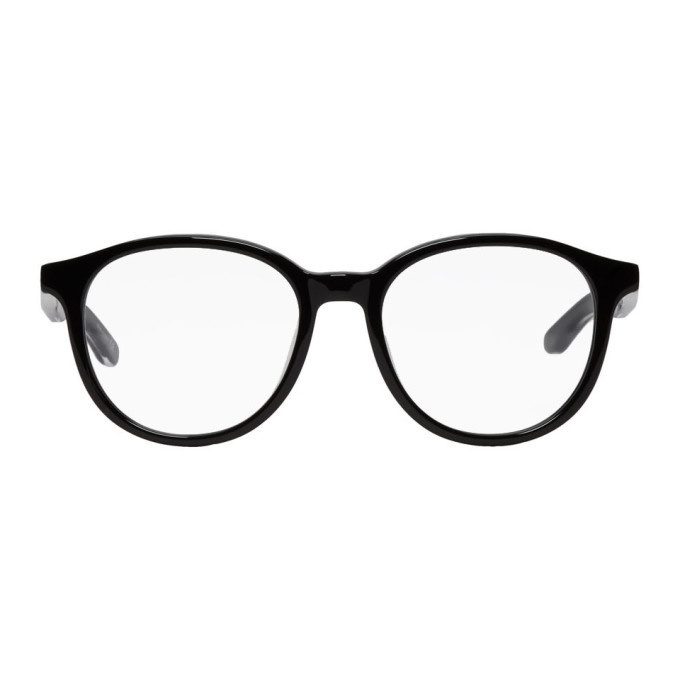 Photo: Balenciaga Black Shiny Round Glasses