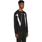Valentino Black Logo Sweatshirt