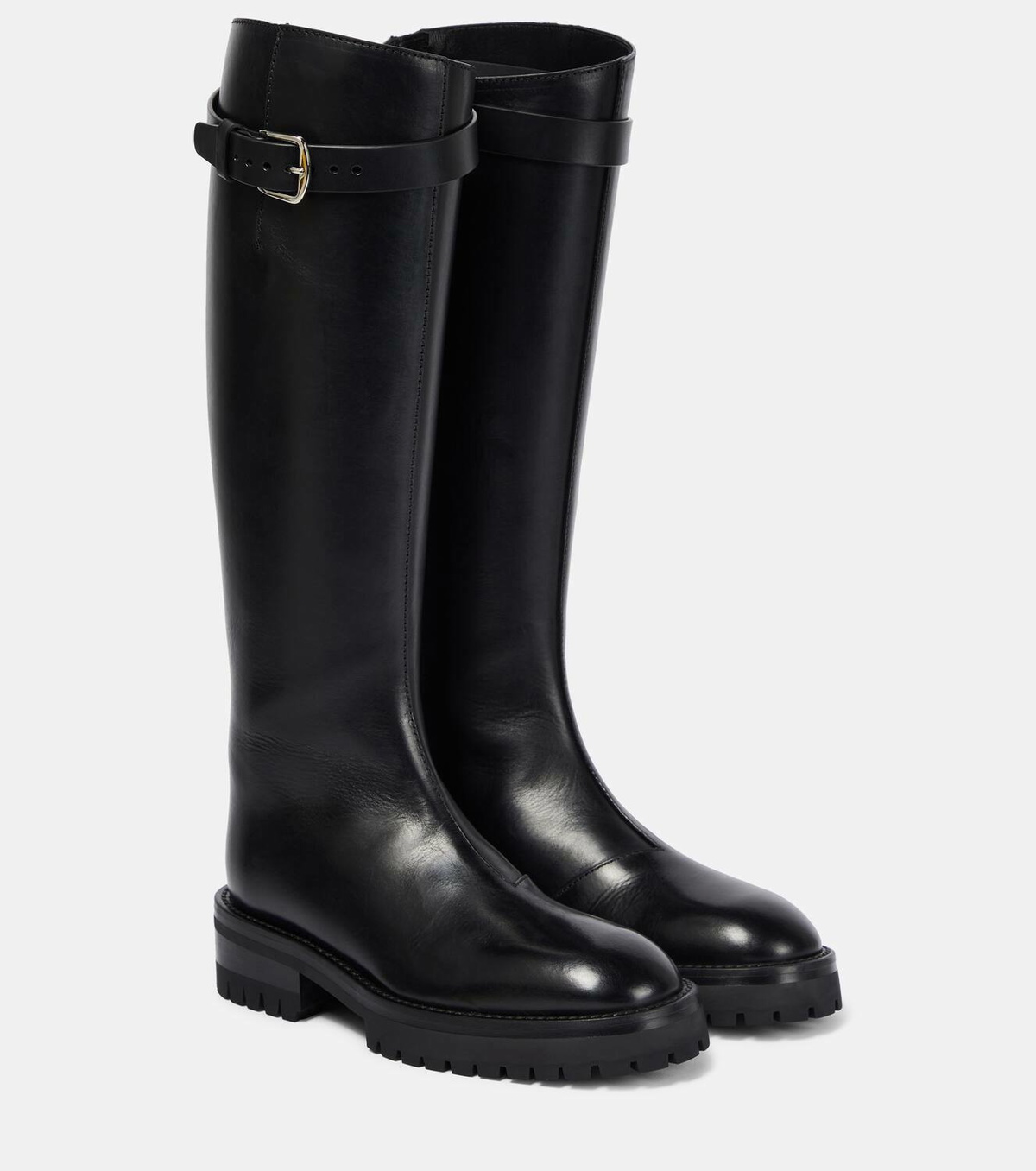 Ann demeulemeester best sale knee high boots