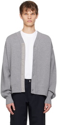 JACQUEMUS Gray Les Classiques 'Le cardigan boutonné' Cardigan