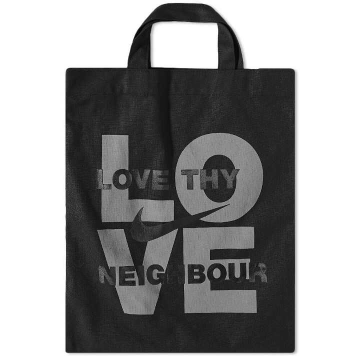 Photo: Comme des Garçons x Nike Love Thy Neighbour Tote in Black