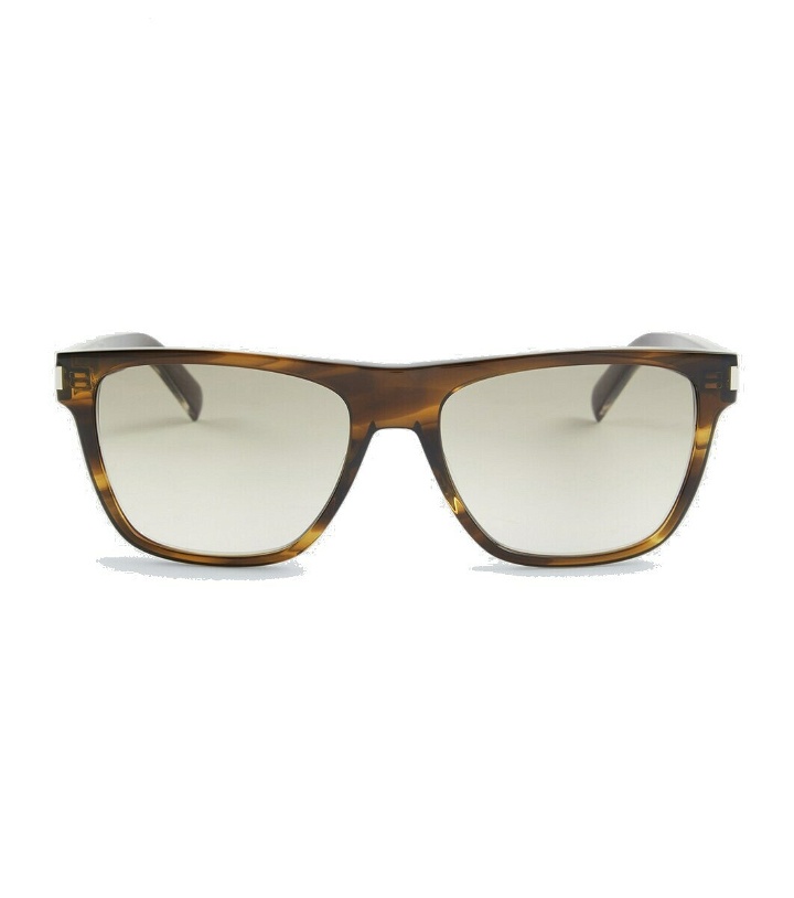 Photo: Saint Laurent Tortoiseshell square sunglasses