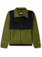 The North Face - Denali Logo-Embroidered Shell-Panelled Polartec® Fleece Jacket - Green