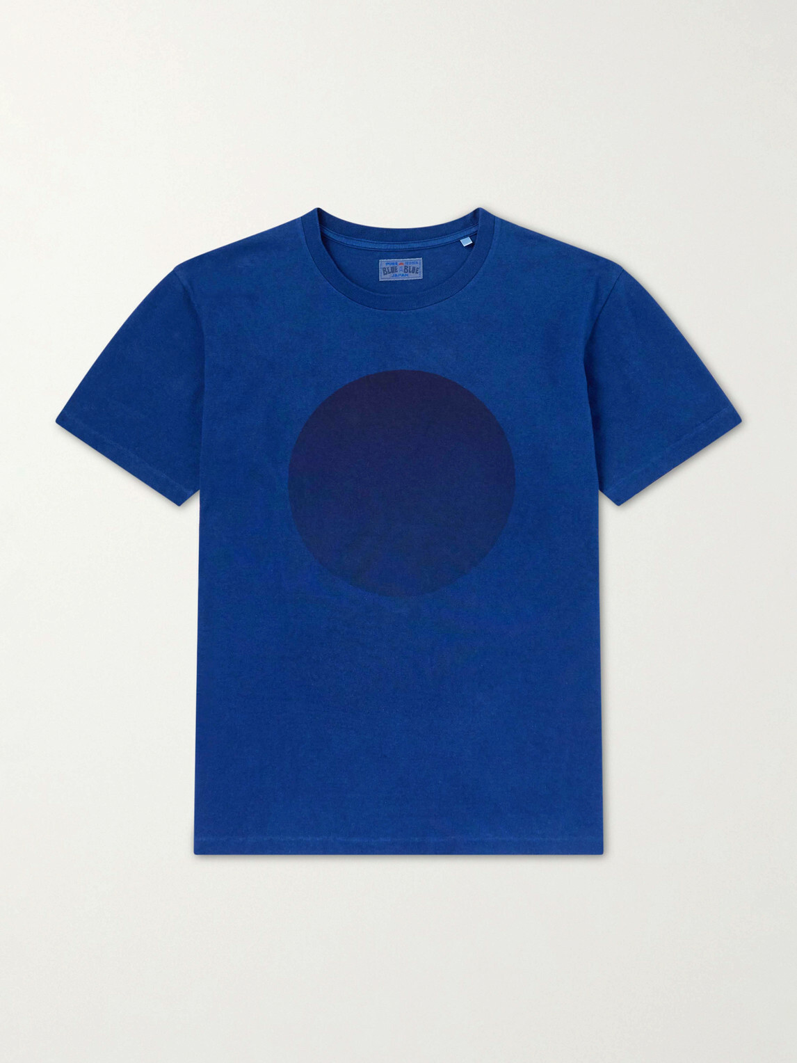 Blue Blue Japan - Printed Cotton-Jersey T-Shirt - Blue