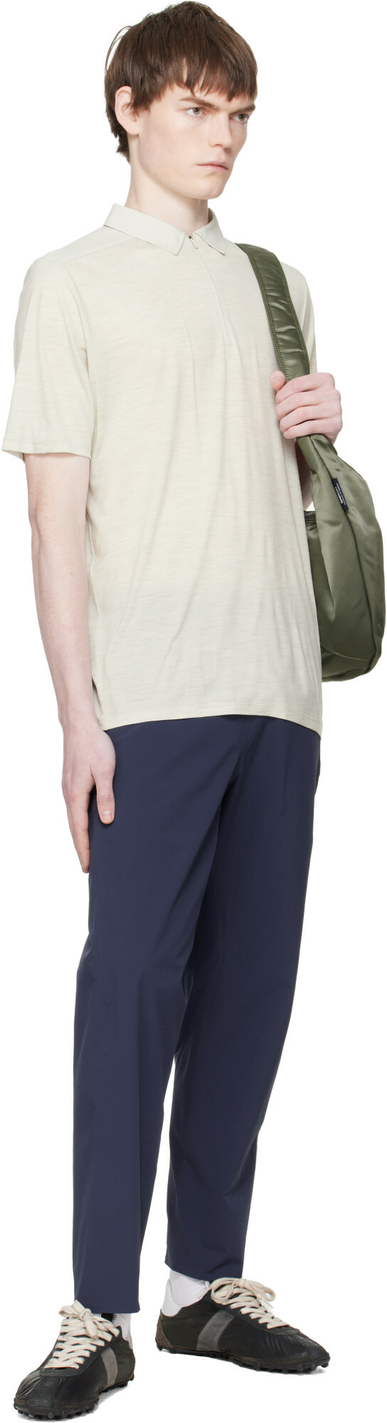 Veilance Gray Frame S/S Polo