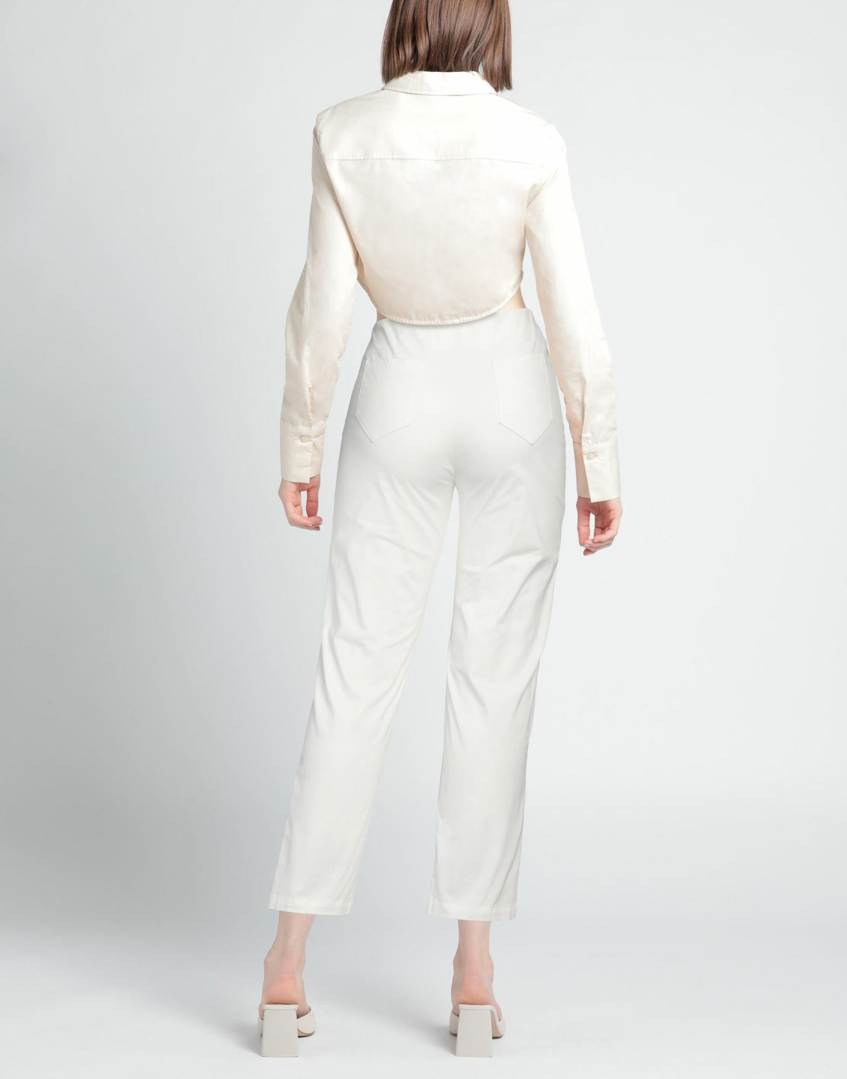 Alessia Santi Womens Pants in White