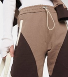 Chloé Colorblocked cotton sweatpants