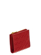 Bottega Veneta Small Intrecciato Bi Fold Zip Wallet