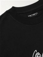 Carhartt WIP - Relevant Parties Vol.2 Printed Organic Cotton-Jersey T-Shirt - Black
