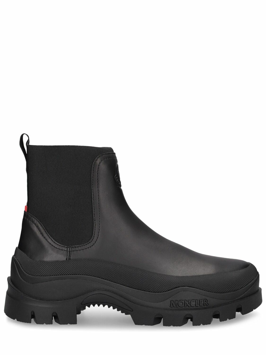 Photo: MONCLER - Larue Leather Ankle Boots