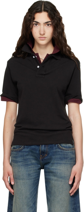 Photo: Raimundo Langlois Black Layered Polo