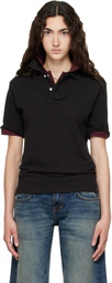 Raimundo Langlois Black Layered Polo