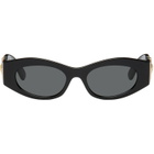 Versace Black Medusa Biggie Butterfly Sunglasses