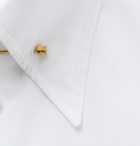 Kingsman - Turnbull & Asser Slim-Fit Pinned-Collar Striped Cotton Shirt - White