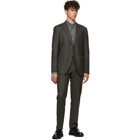 Ermenegildo Zegna Grey Check Dress Shirt