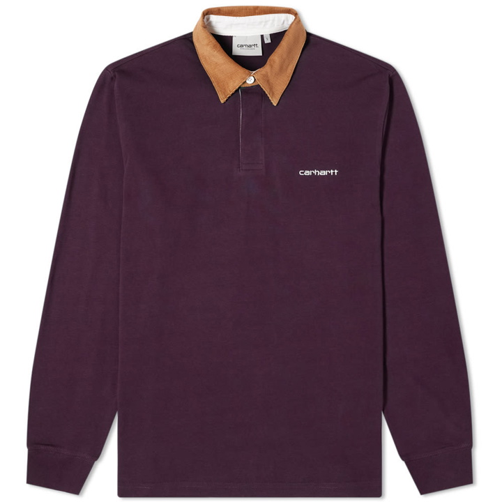 Photo: Carhartt WIP Cord Collar Rugby Polo