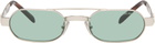 Miu Miu Eyewear Silver Envie Sunglasses
