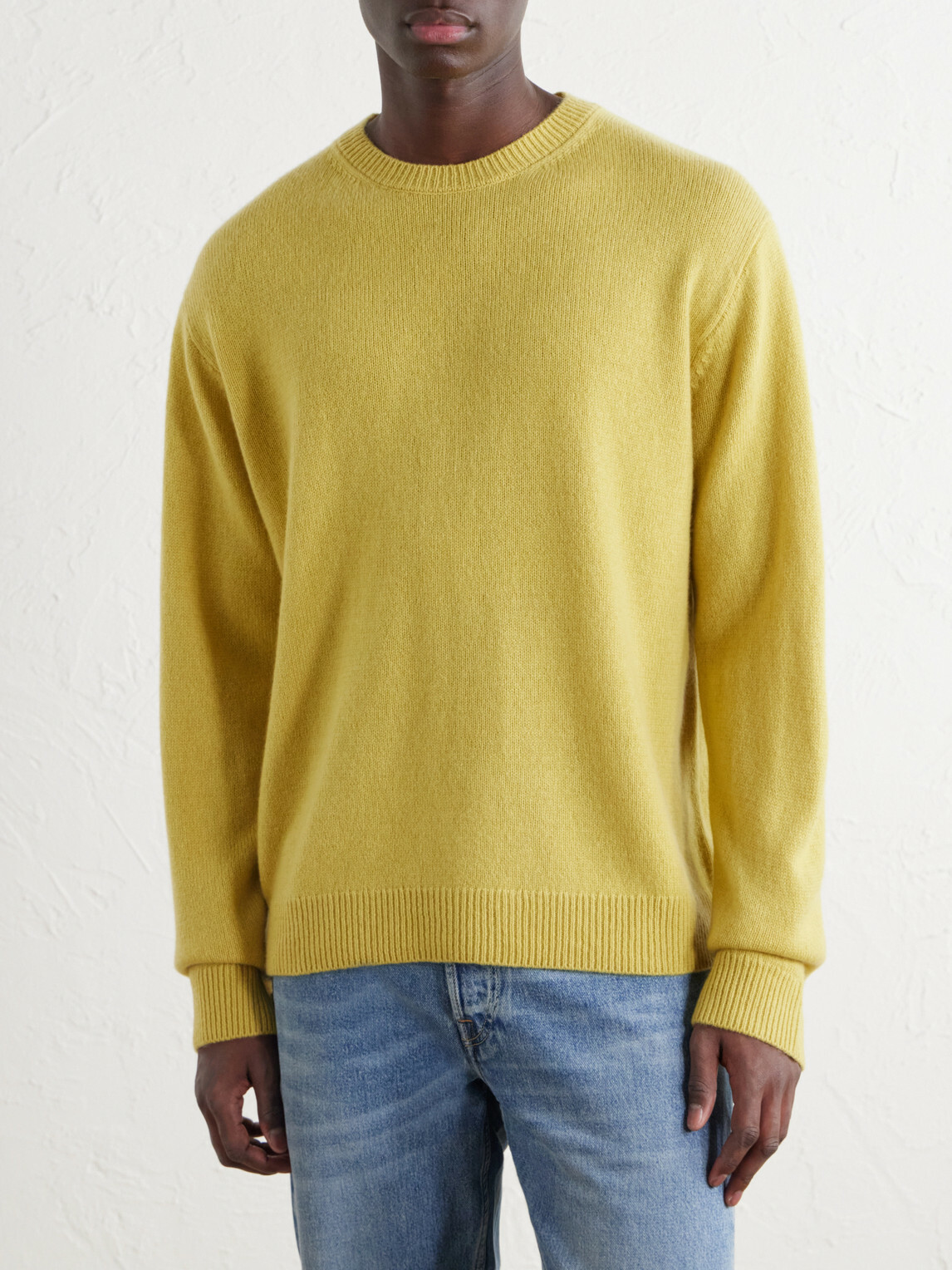 The Elder Statesman - Statesman Cashmere Sweater - Yellow