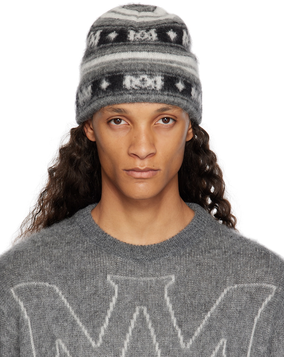 AMIRI Gray MA Beanie Amiri
