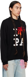 Palm Angels Black 'I Love PA' Sweater