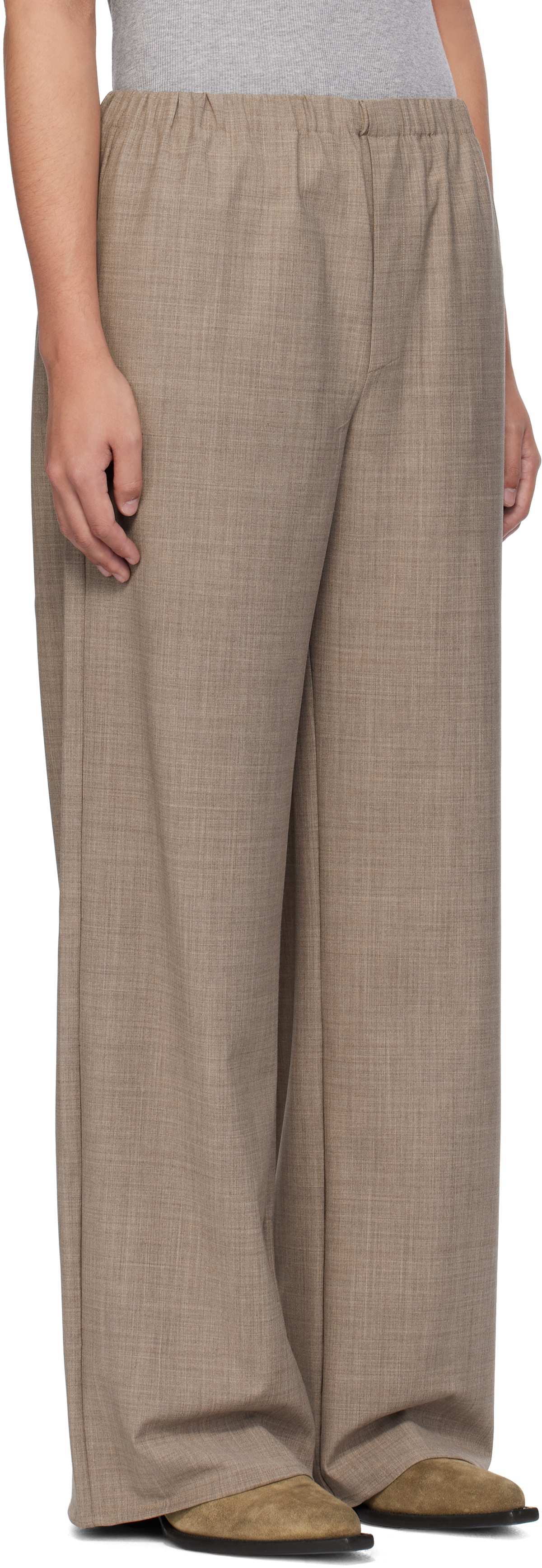 Ludovic de Saint Sernin Beige Boxer Trousers