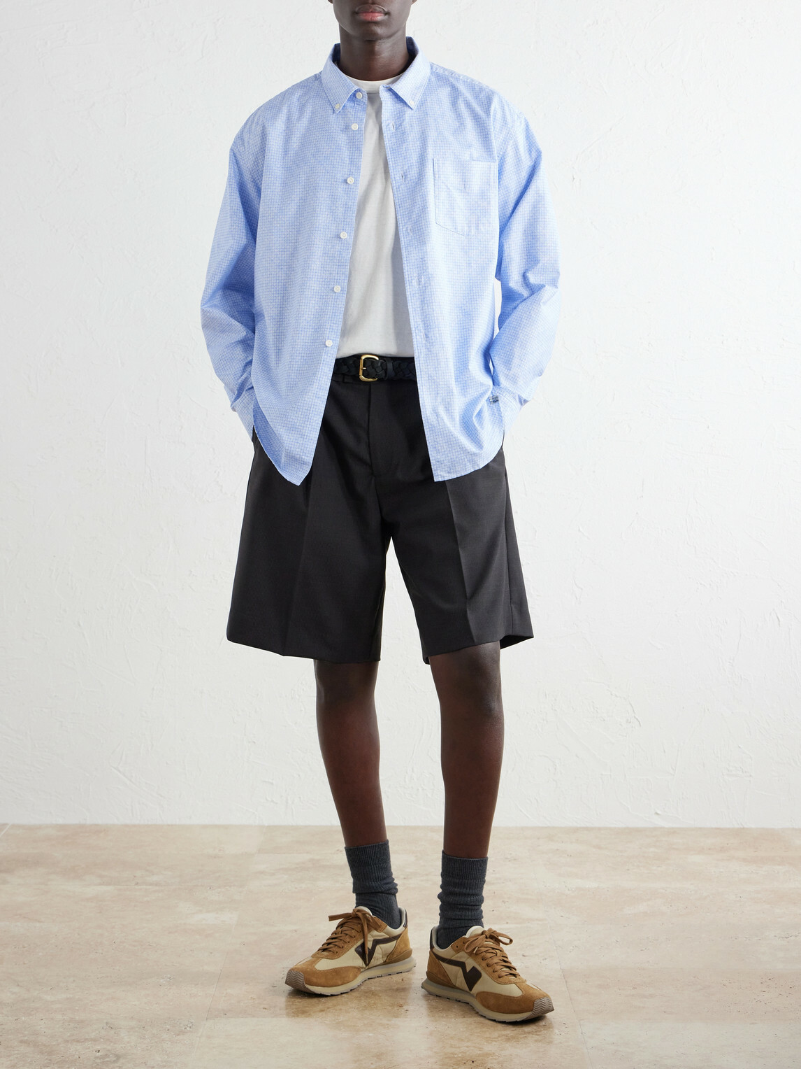 Visvim - Beiler Checked Cotton Oxford Shirt - Blue