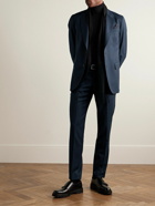 Paul Smith - Slim-Fit Wool and Cashmere-Blend Flannel Suit Trousers - Blue