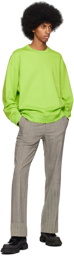 Wooyoungmi Green Printed Sweatshirt