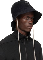 Rick Owens Black Temple Beach Hat