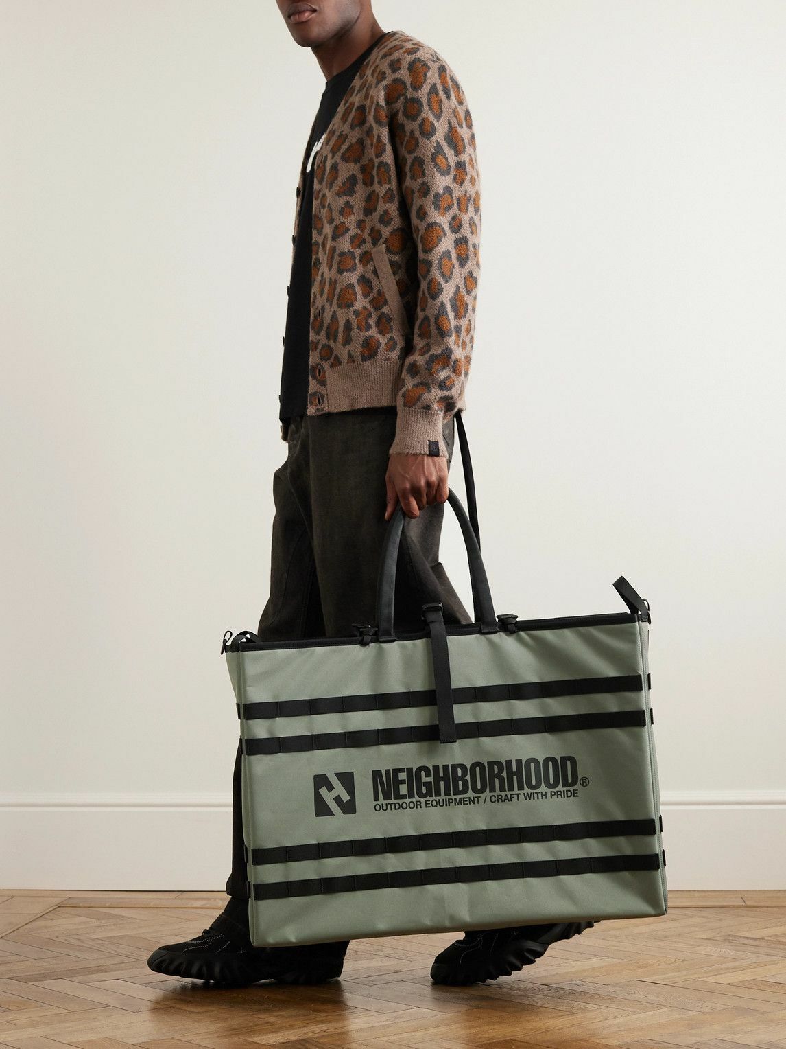 Neighborhood - Helinox Folding Webbing-Trimmed Canvas Tote Bag