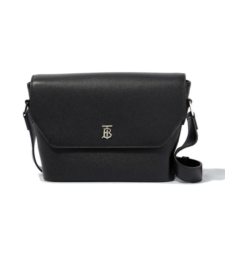 Photo: Burberry - Leather messenger bag