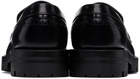 BOSS Black Leather Loafers
